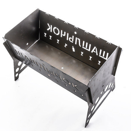 Barbecue collapsible steel "Shashlik" 450*200*250 mm в Барнауле