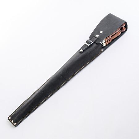 A set of skewers 670*12*3 mm in a black leather case в Барнауле