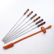 A set of skewers 670*12*3 mm in a leather quiver в Барнауле