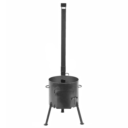 Stove with a diameter of 440 mm with a pipe for a cauldron of 18-22 liters в Барнауле