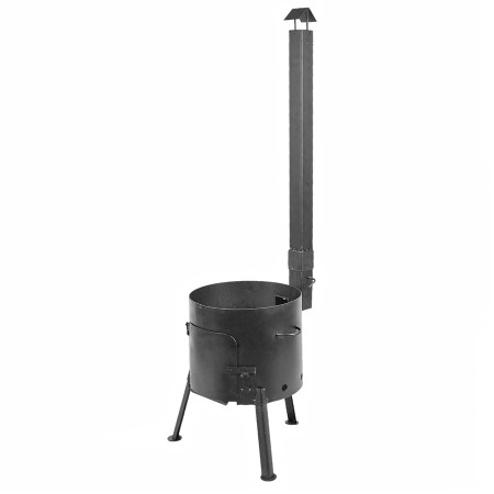 Stove with a diameter of 360 mm with a pipe for a cauldron of 12 liters в Барнауле