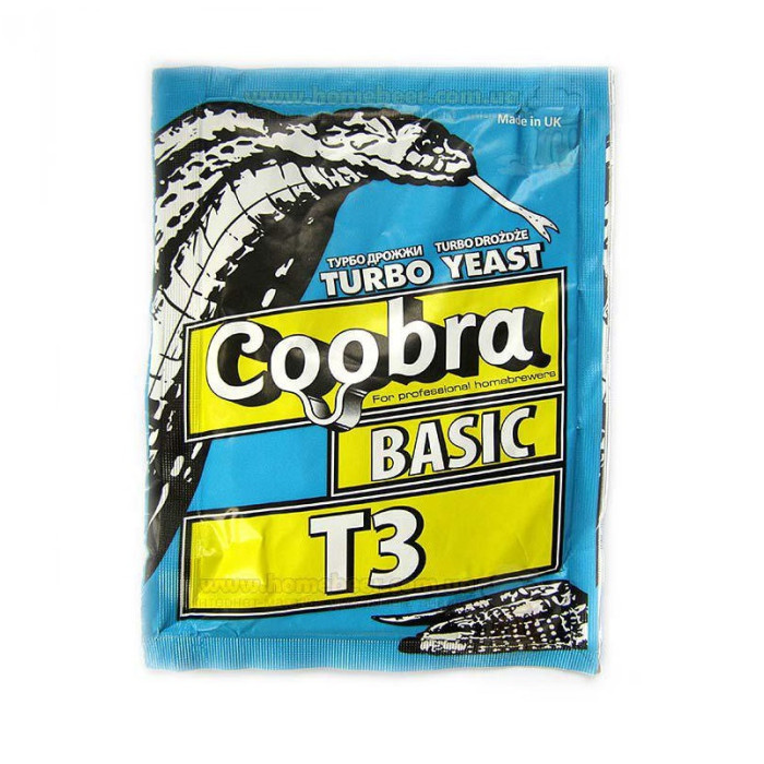 Turbo yeast alcohol "COOBRA" BASIC T3 (90 gr) в Барнауле