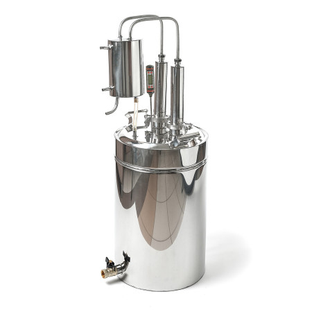 Cheap moonshine still kits "Gorilych" double distillation 20/35/t (with tap) CLAMP 1,5 inches в Барнауле