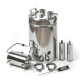 Cheap moonshine still kits "Gorilych" double distillation 10/35/t with CLAMP 1,5" and tap в Барнауле