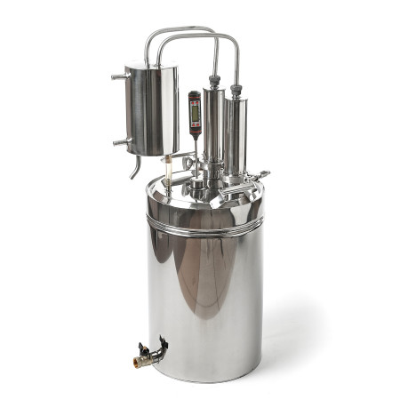 Cheap moonshine still kits "Gorilych" double distillation 10/35/t with CLAMP 1,5" and tap в Барнауле