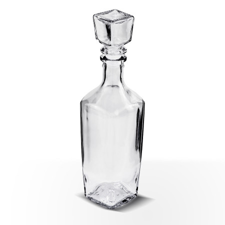 Бутылка (штоф) "Элегант" стеклянная 0,5 литра с пробкой  в Барнауле