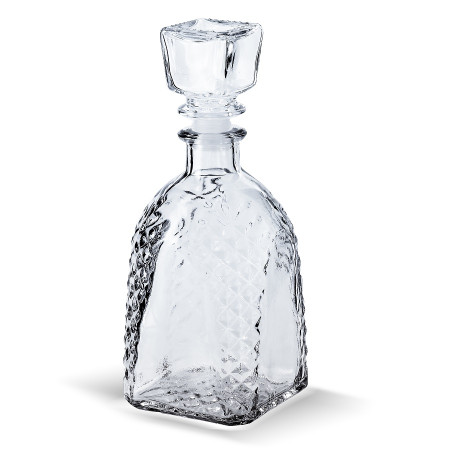 Бутылка (штоф) "Арка" стеклянная 0,5 литра с пробкой  в Барнауле