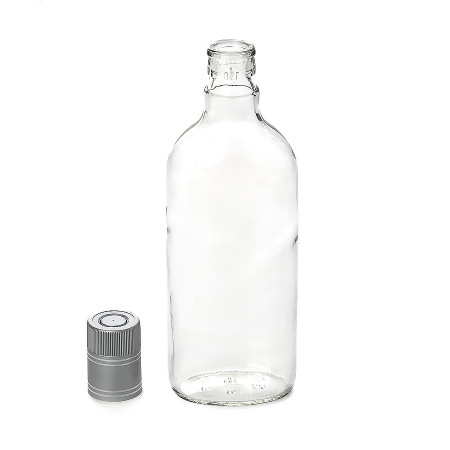 Bottle "Flask" 0.5 liter with gual stopper в Барнауле